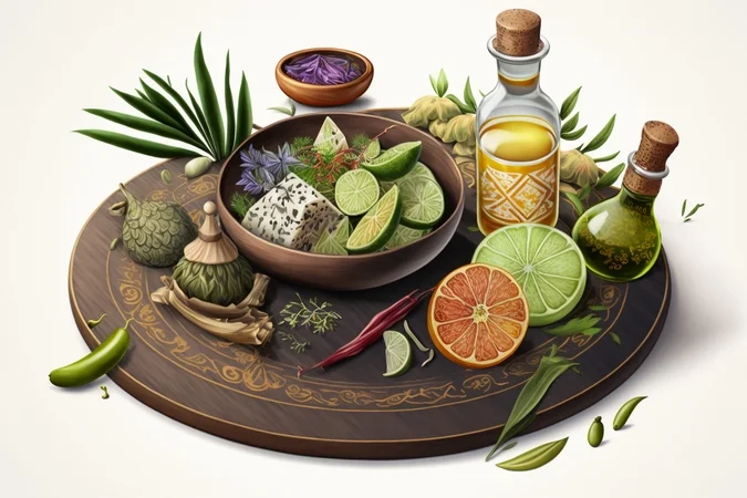 Recettes végétariennes à base d'huiles essentielles pour une alimentation saine