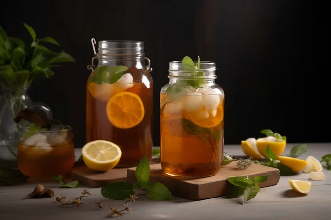 thé infusé à froid