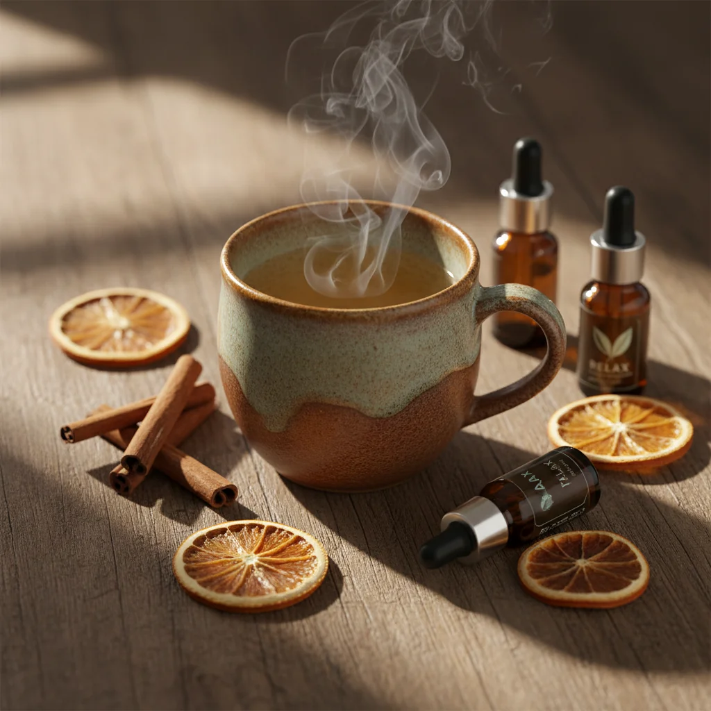 10 Boissons Chaudes aux Huiles Essentielles : Recettes d'Hiver