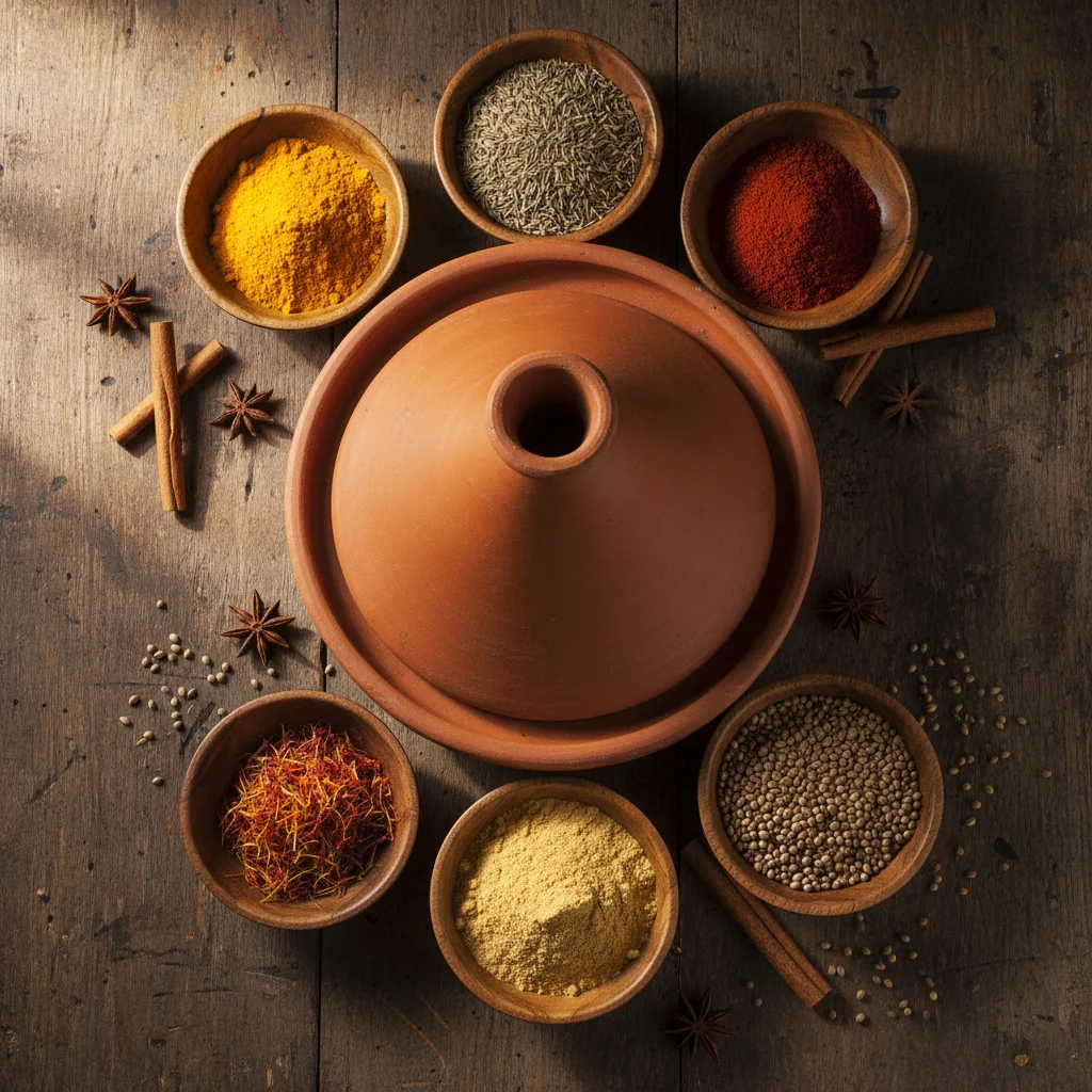 Guide des Épices à Tajine : Secrets du Mélange Marocain