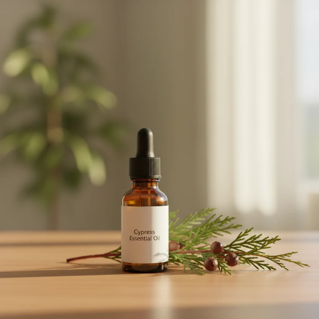 Huile Essentielle de Cyprès : Jambes Lourdes et Rétention d'Eau