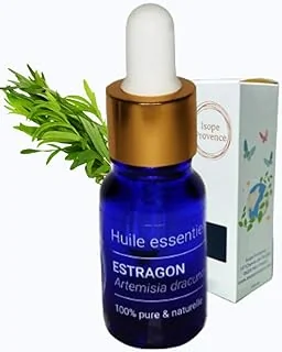 Huile Essentielle Estragon 30 ml – Direct producteur France, Drôme Provençale - 100% Pure & Naturelle - Aromathérapie & Bien-Être, Diffuseur & Usage Culinaire
