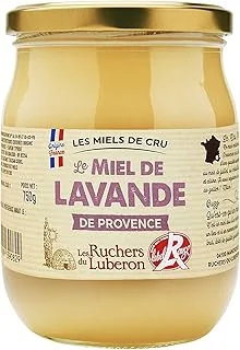 Les Ruchers du Luberon - Miel Lavande IGP/Label Rouge 750 g - Miel de Cru Francais - Naturel - Non Filtré - Naturellement Cristallisé