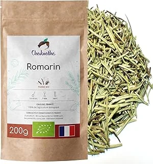 Chabiothé - Romarin BIO 200g - Origine FRANCE - feuilles séchées pour tisane, infusion, épices et cuisine