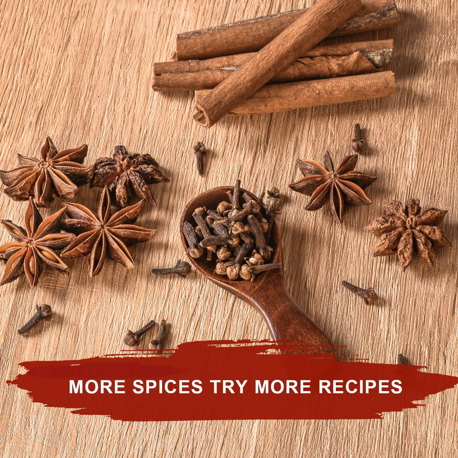 Assortiment d'épices entières pour le mélange d'épices pour soupe pho traditionnel